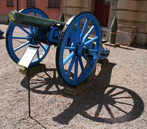 12-pundig kanon m/1816 konstruerad av Karl von Cardell