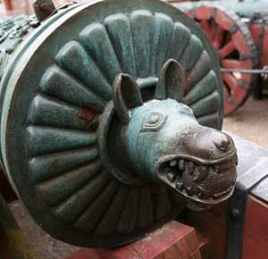 Utsmyckningsdetalj av bakstycket